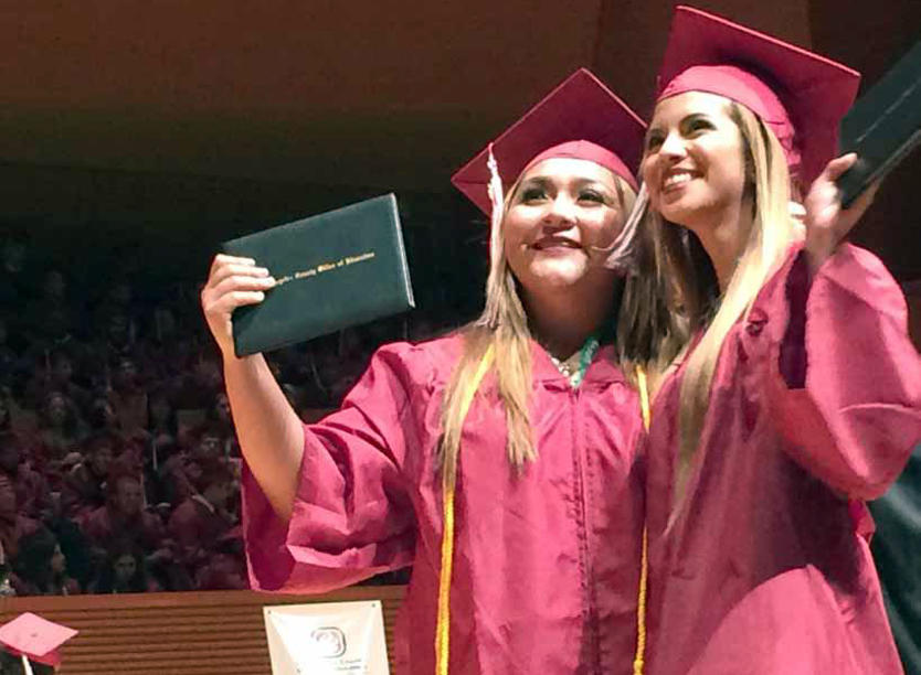 graduates celebrating
