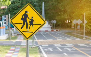 school crossing sign